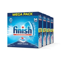 Finish Powerball Dishwasher Tabs, Fresh Scent, 59.2 Oz, Box Of 94 Tabs