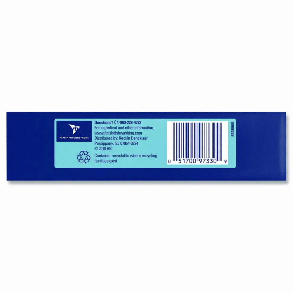FINISH Powerball Dishwasher Tabs, Fresh Scent, 94/Box, 4 Boxes/Carton
