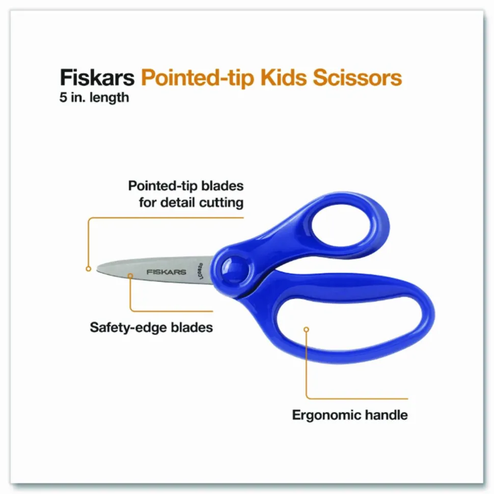 Fiskars 5" Blunt-tip Kids Scissors