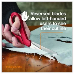 Fiskars Left-hand 8" Bent Scissors