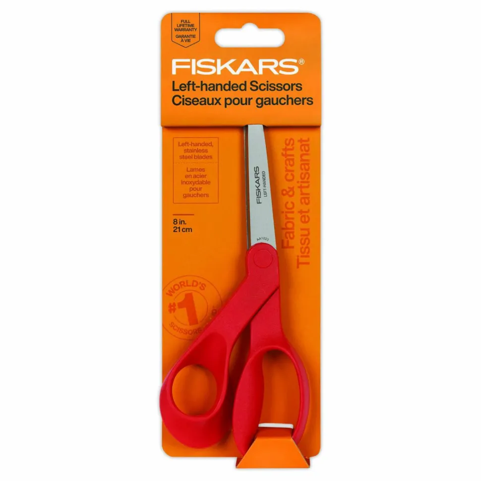 Fiskars Left-hand 8" Bent Scissors