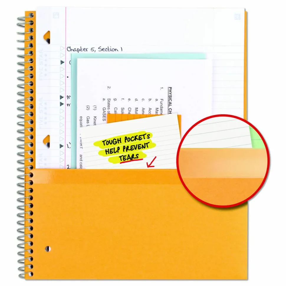 Five Star Wirebound Notebook Plus Study App, 1 Subject, College Ruled