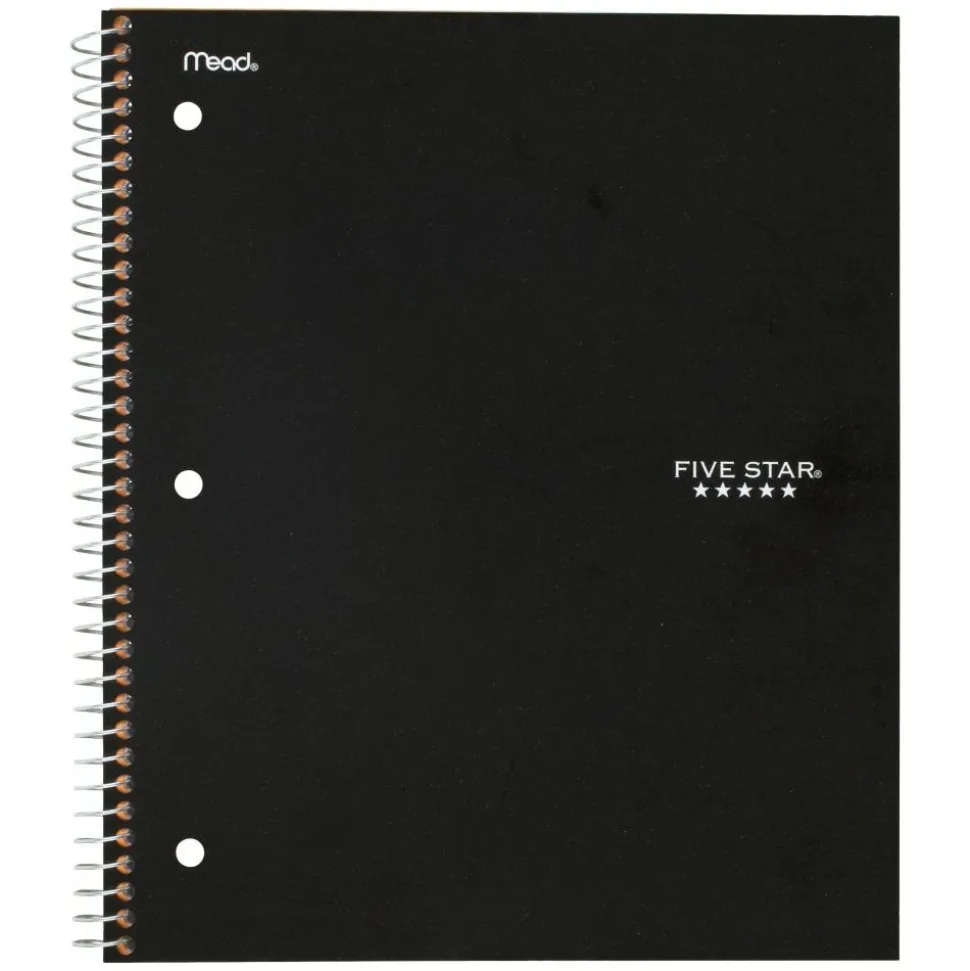 Five Star Wirebound Notebook Plus Study App, 1 Subject, College Ruled