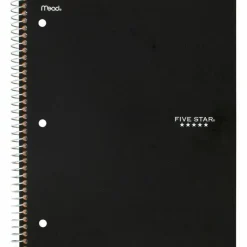 Five Star Wirebound Notebook Plus Study App, 1 Subject, College Ruled