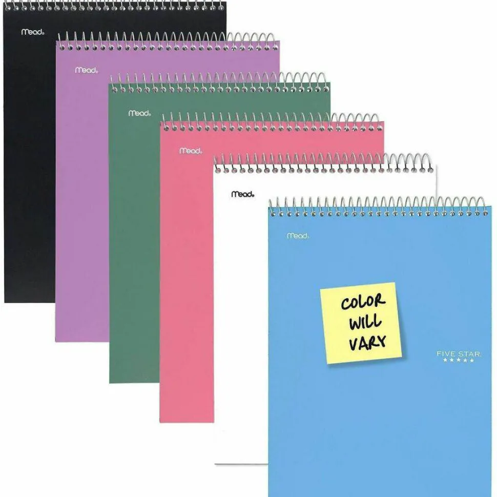Five Star Notebook, 10" x 11 1/32", 1 Subject, College Ruled, 100 Sheets, Assorted Colors (No Color Choice)