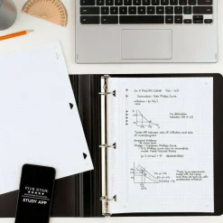 Five Star Reinforced Graph-Ruled Filler Paper