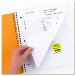 Five Star Wire-Bound Notebook, 1 Subject, Letter-Size, Quadrille Rule, Assorted