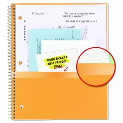 Five Star Wire-Bound Notebook, 1 Subject, Letter-Size, Quadrille Rule, Assorted