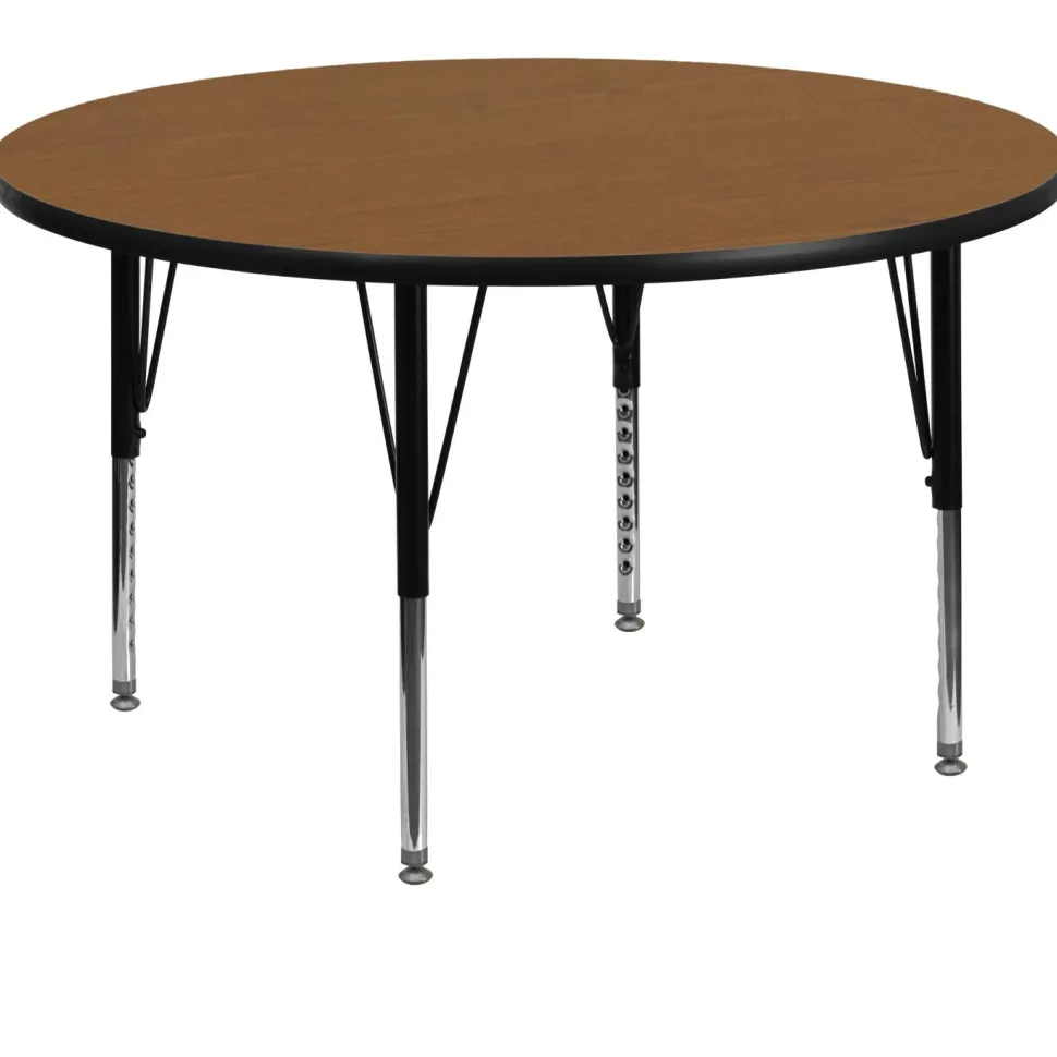 Flash Furniture Height Adjustable Round Activity Table