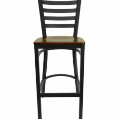 Flash Furniture HERCULES Series Ladder Back Metal Bar Stool