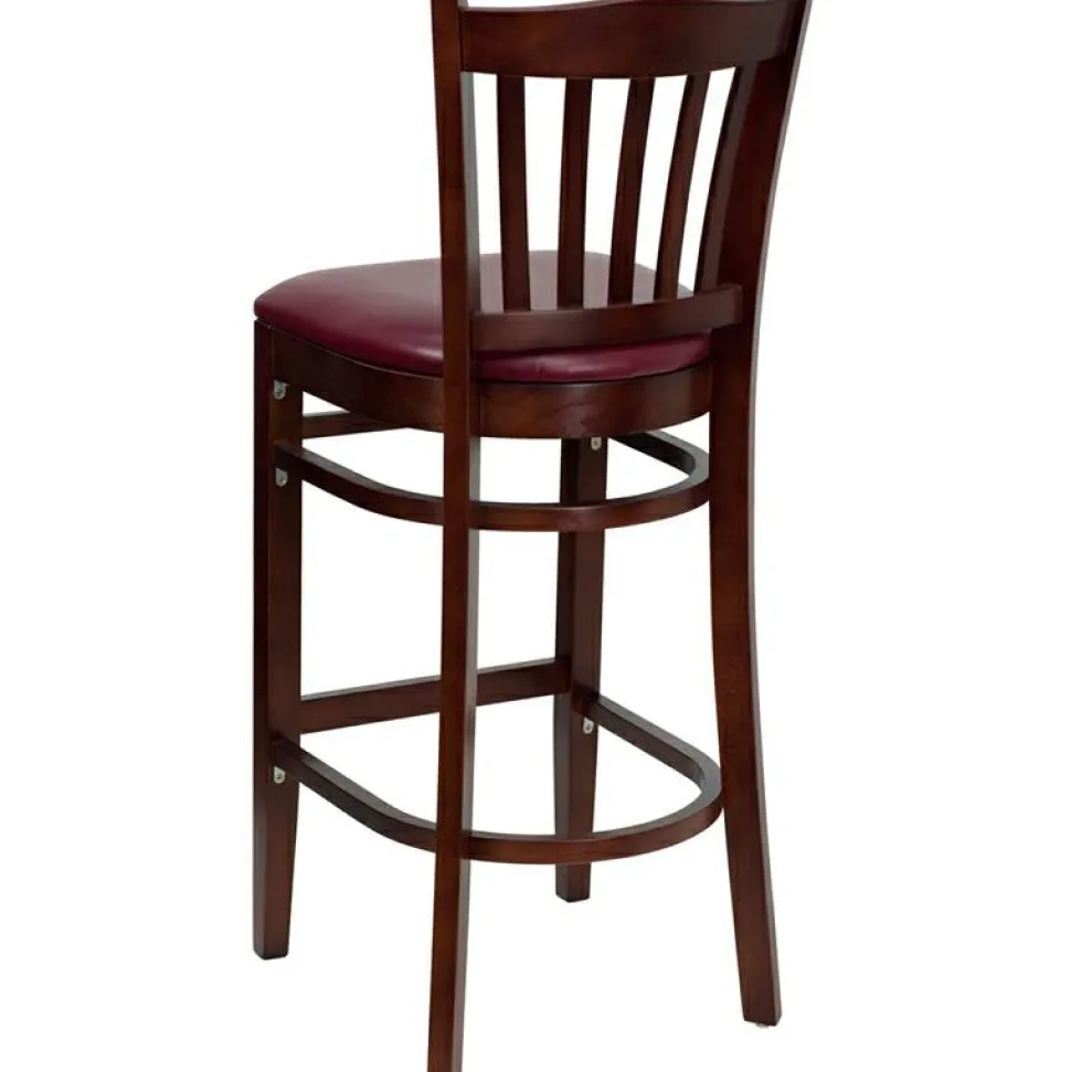 Flash Furniture HERCULES Series Vertical Slat Back Barstool