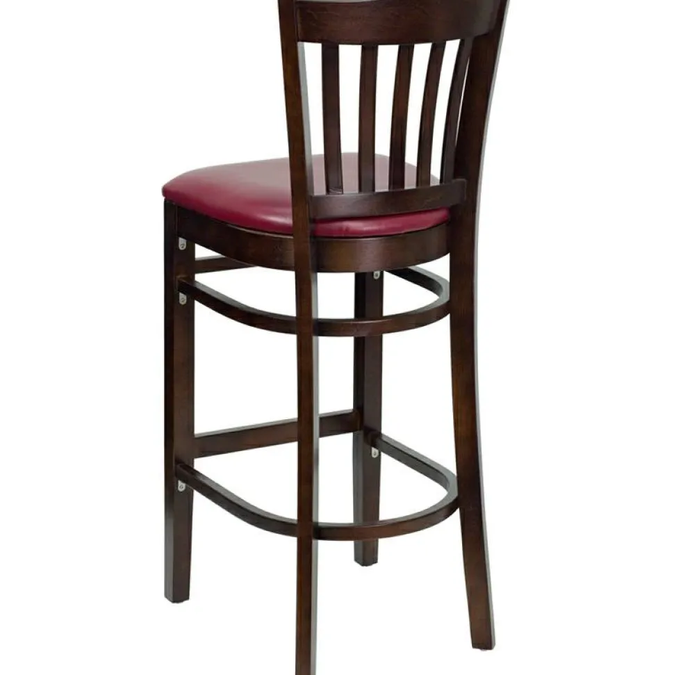 Flash Furniture HERCULES Series Vertical Slat Back Barstool