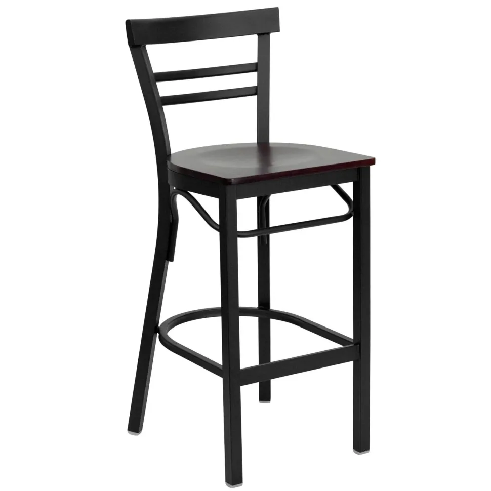Flash Furniture HERCULES Series Ladder Back Barstool