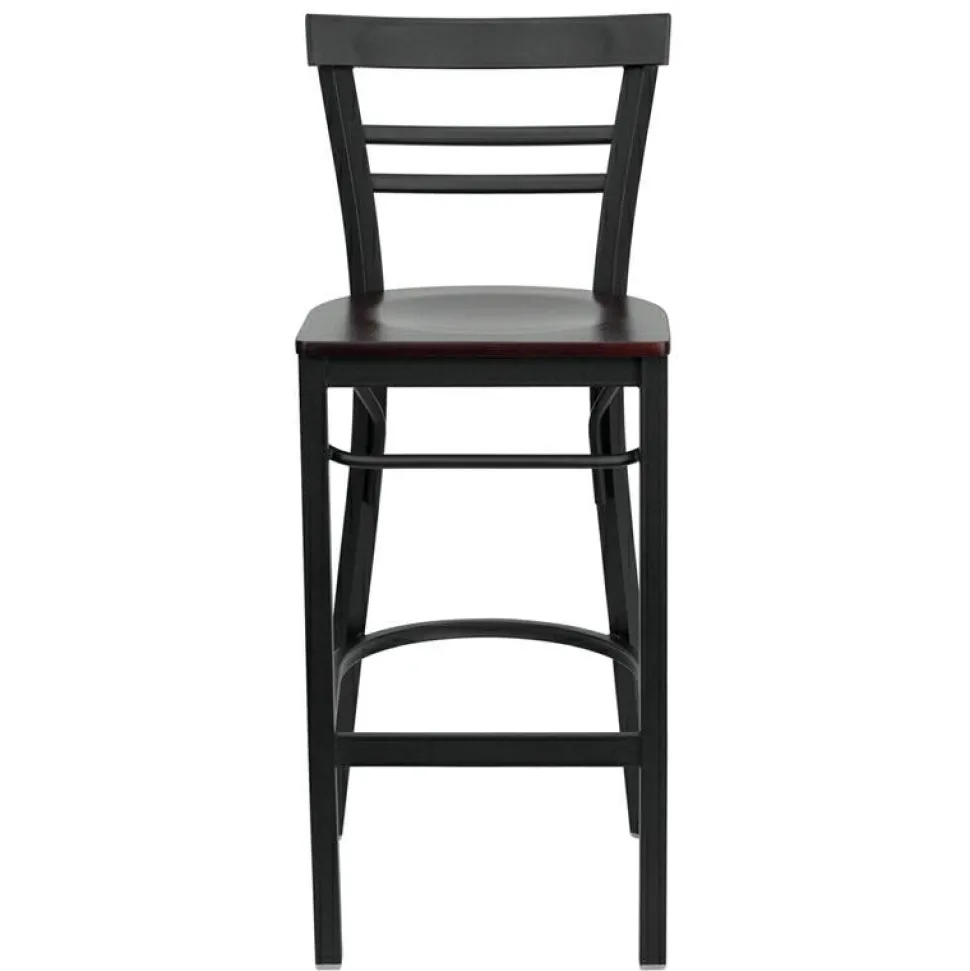 Flash Furniture HERCULES Series Ladder Back Barstool