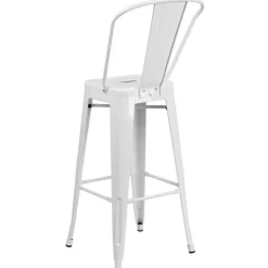 Flash Furniture 30'' High Indoor-Outdoor Barstool with Back