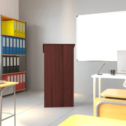 Flash Furniture Mahogany Stand-Up Lectern [MT-M8830-LECT-MAH-GG]