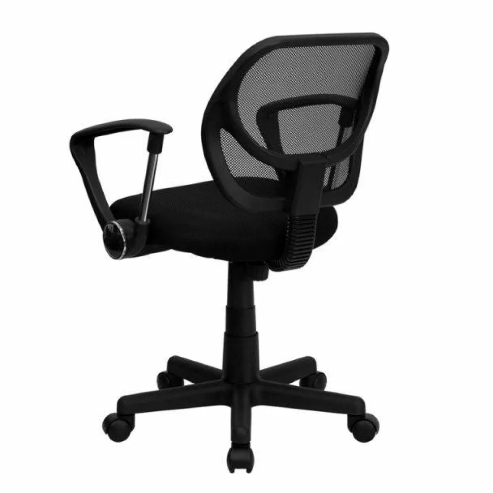 Flash Furniture Mid-Back Mesh Task Chair with Arms