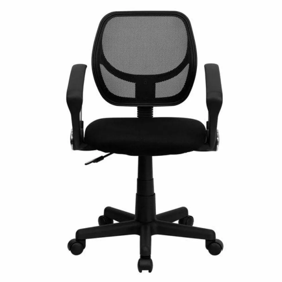 Flash Furniture Mid-Back Mesh Task Chair with Arms