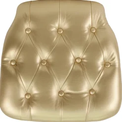 Flash Furniture Tufted Vinyl Chiavari Chair Cushion