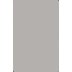 Flash Furniture 24''W x 48''L Rectangular Activity Table with 1.25'' Thick High Pressure Grey Laminate Top and Height Adjustable Preschool Legs