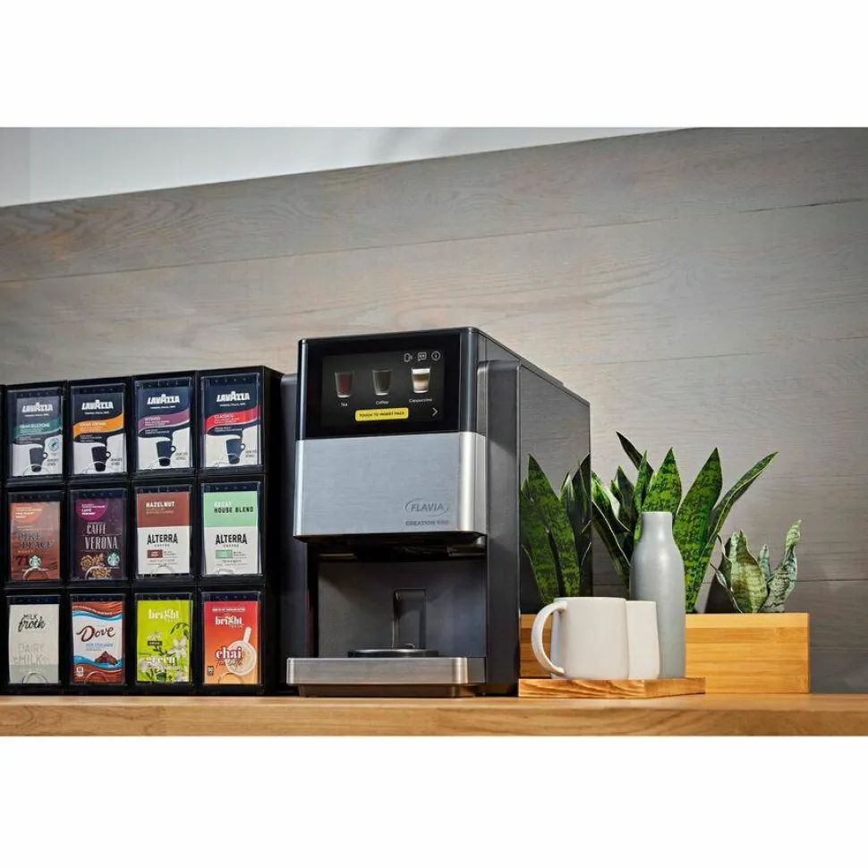 FLAVIA Creation C600 Single-Serve Coffee Brewer Machine, Black