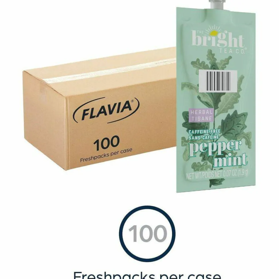Flavia Bright Tea Co. Peppermint Herbal Tea Herbal Tea Freshpack