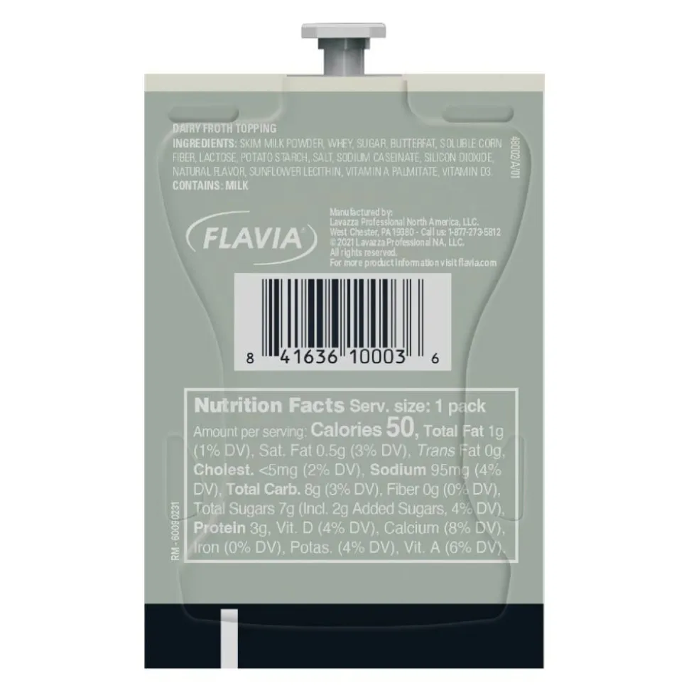 FLAVIA Coffee ALTERRA Single-Serve Coffee Freshpacks, Real Milk Froth Powder, Carton Of 72