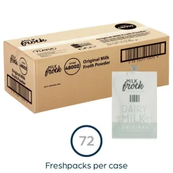 FLAVIA Coffee ALTERRA Single-Serve Coffee Freshpacks, Real Milk Froth Powder, Carton Of 72