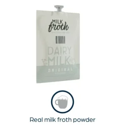 FLAVIA Coffee ALTERRA Single-Serve Coffee Freshpacks, Real Milk Froth Powder, Carton Of 72