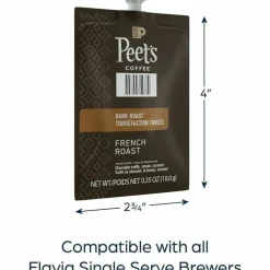 Flavia Freshpack Peet's Cafe French Roast Coffee