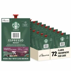 Flavia Freshpack Starbucks Espresso Dark Roast Coffee