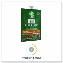 FLAVIA Starbucks Pike Place Roast Coffee Freshpack, 76/Carton