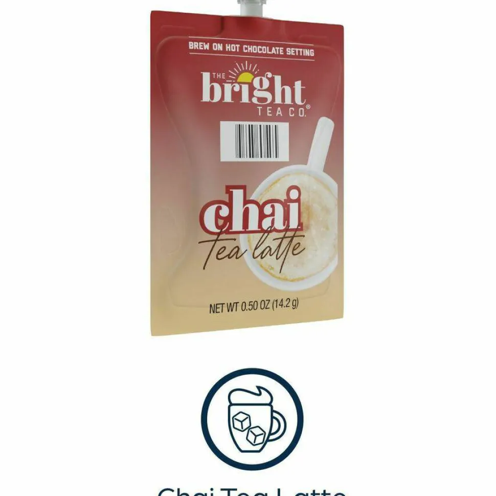 FLAVIA The Bright Tea Co. Chai Tea Latte Freshpack, 72/Carton