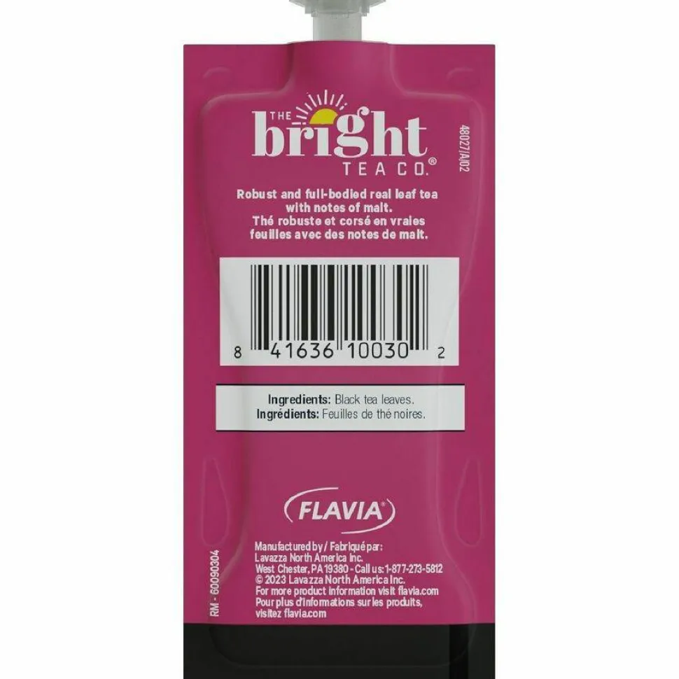 FLAVIA The Bright Tea Co. English Breakfast Black Tea Freshpack, 100/Carton