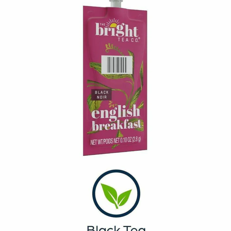 FLAVIA The Bright Tea Co. English Breakfast Black Tea Freshpack, 40/Carton