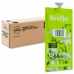 FLAVIA The Bright Tea Co. Green with Jasmine Tea Freshpack, 40/Carton