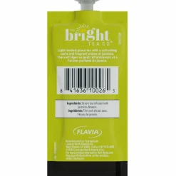 FLAVIA The Bright Tea Co. Green with Jasmine Tea Freshpack, 100/Carton