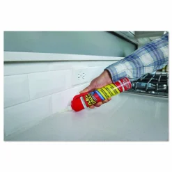 Flex Seal Products Flex Caulk Hi-Performance Silicone Caulk, 6.5 oz Aerosol Can, Dries Clear, 4/Carton