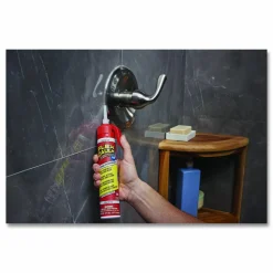 Flex Seal Products Flex Caulk Hi-Performance Hybrid Caulk, 6.6 oz Aerosol Can, Dries Clear, 4/Carton