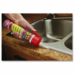 Flex Seal Products Flex Caulk Hi-Performance Hybrid Caulk, 6.6 oz Aerosol Can, Dries Clear, 4/Carton