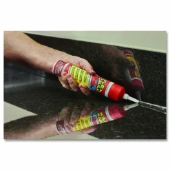 Flex Seal Products Flex Caulk Hi-Performance Hybrid Caulk, 6.6 oz Aerosol Can, Dries Clear, 4/Carton