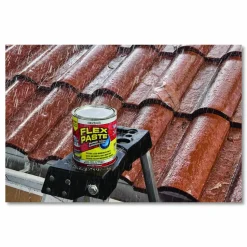 Flex Seal Products Flex Paste Super Thick Rubberized Paste, 26 oz Can, Dries Clear, 4/Carton