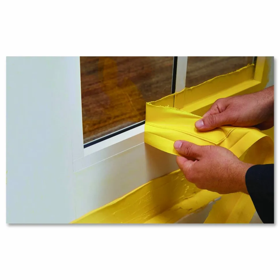 Flex Seal Products Flex Paste Flood Protection Paste, (6) 8.7 oz Sleeves with Tray/Pack, Dries Yellow, 2 Packs/Carton
