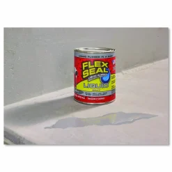 Flex Seal Products Flex Seal Liquid Rubber Sealant Coating Liquid, 16 oz Can, Dries Gray, 6/Carton