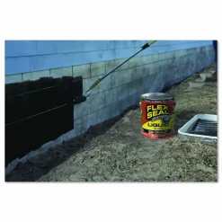 Flex Seal Products Flex Seal Liquid Rubber Sealant Coating Liquid, 1 gal Can, Dries Black, 2/Carton