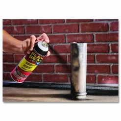 Flex Seal Products Flex Seal Liquid Rubber Sealant Coating Aerosol, 14 oz Aerosol Can, Dries Black, 6/Carton