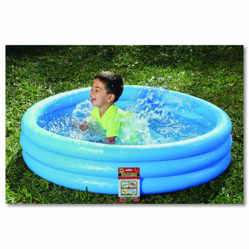 Flex Seal Products Flex Seal Inflatable Patch and Repair, 6" x 4" x 2.5", Clear, 8/Carton