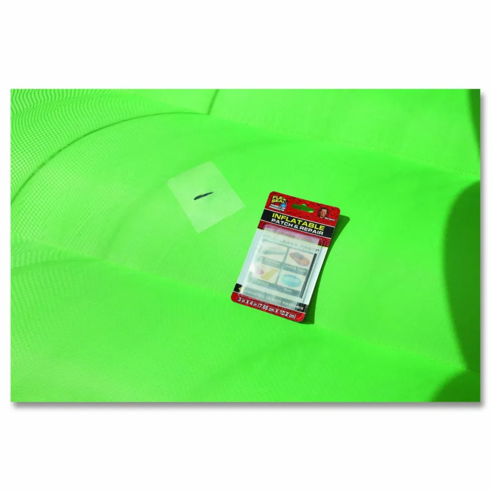 Flex Seal Products Flex Seal Inflatable Patch and Repair, 6" x 4" x 2.5", Clear, 8/Carton