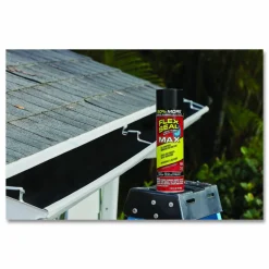 Flex Seal Products Flex Seal Liquid Rubber Sealant Coating MAX Aerosol, 17 oz Aerosol Can, Dries Black, 4/Carton