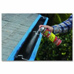 Flex Seal Products Flex Seal Liquid Rubber Sealant Coating MAX Aerosol, 17 oz Aerosol Can, Dries Black, 4/Carton